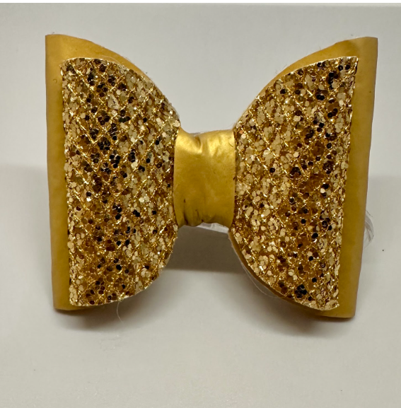 Luxury Gold Diamond Bow