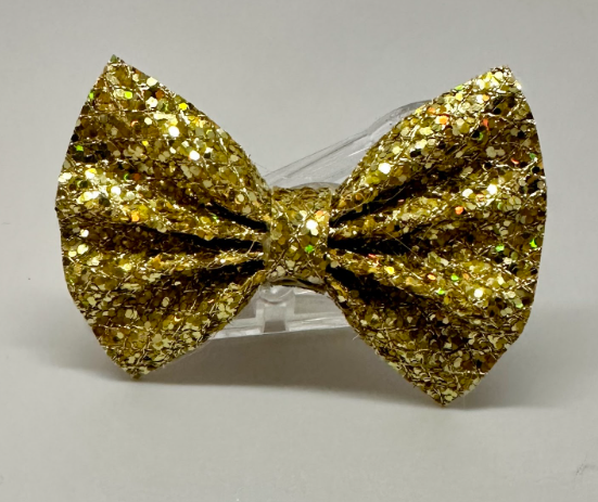 Pure Gold Glitter Bow